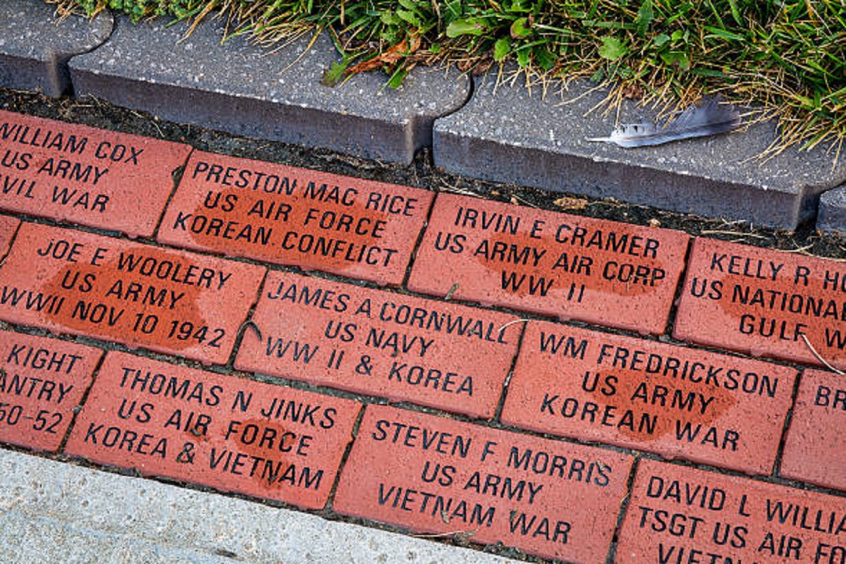 Engraved bricks for Fundraising