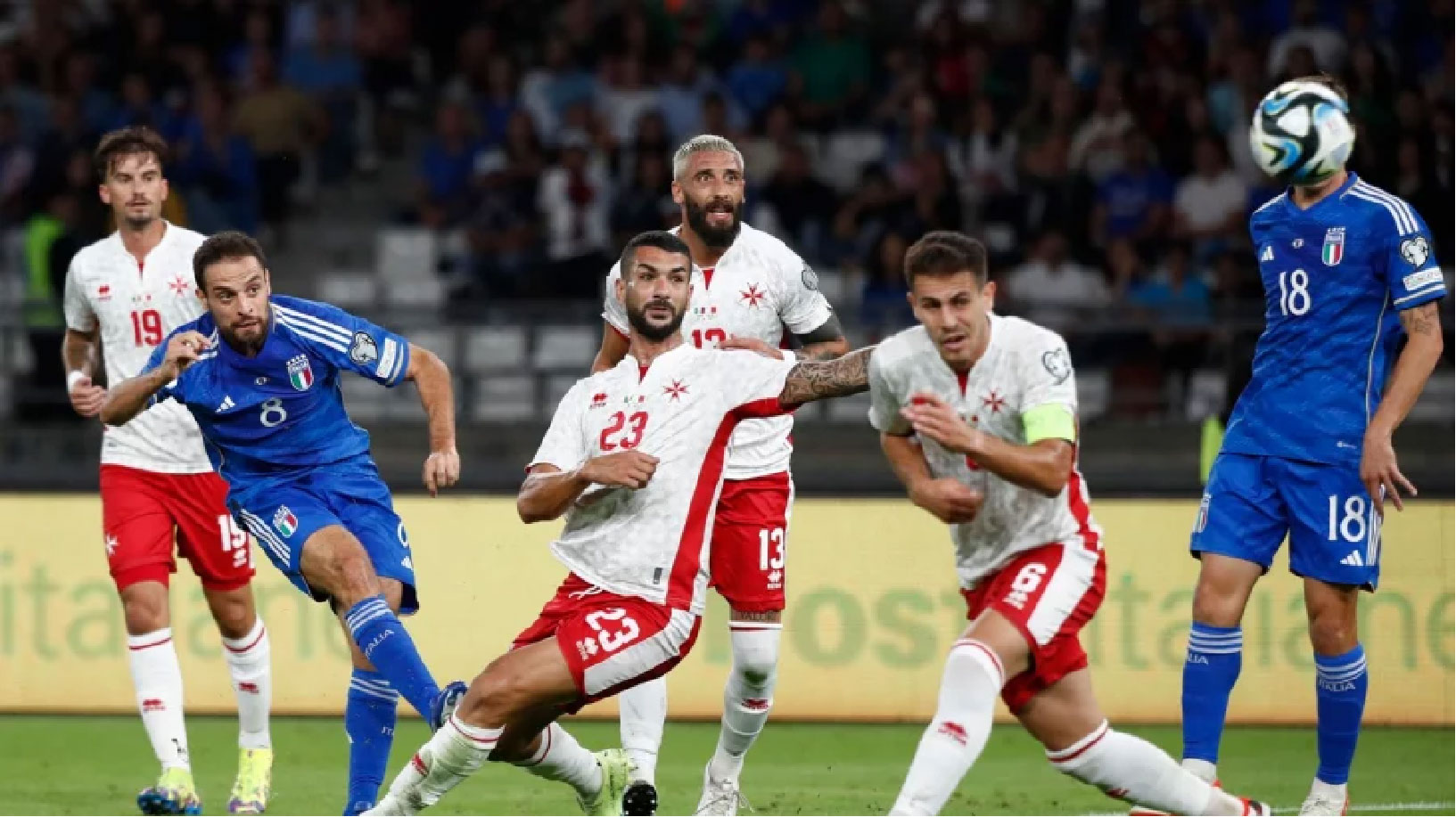 Reigning champions Italy