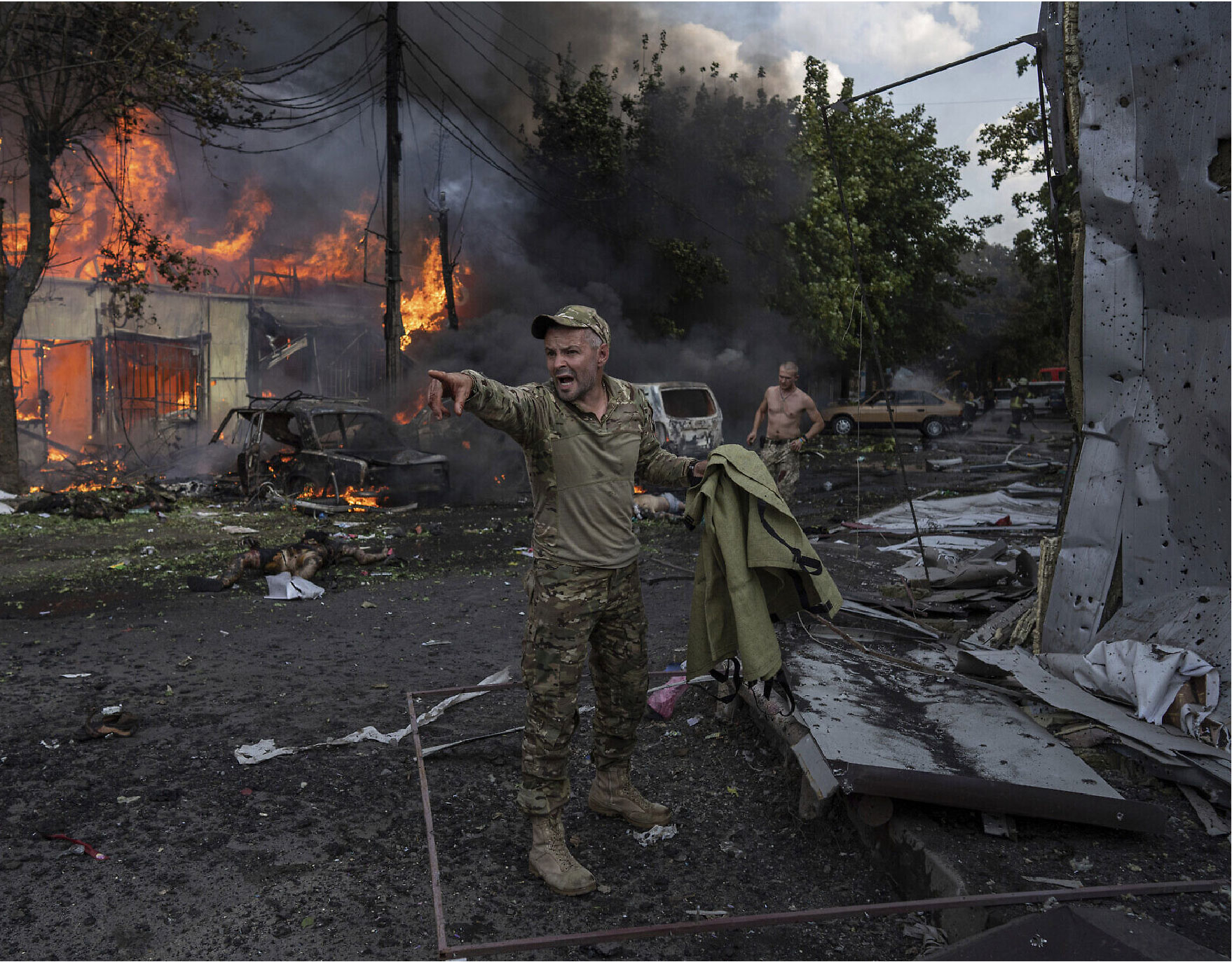 two civilians were killed