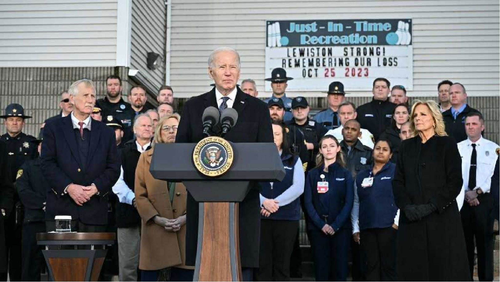 lady Jill Biden visited