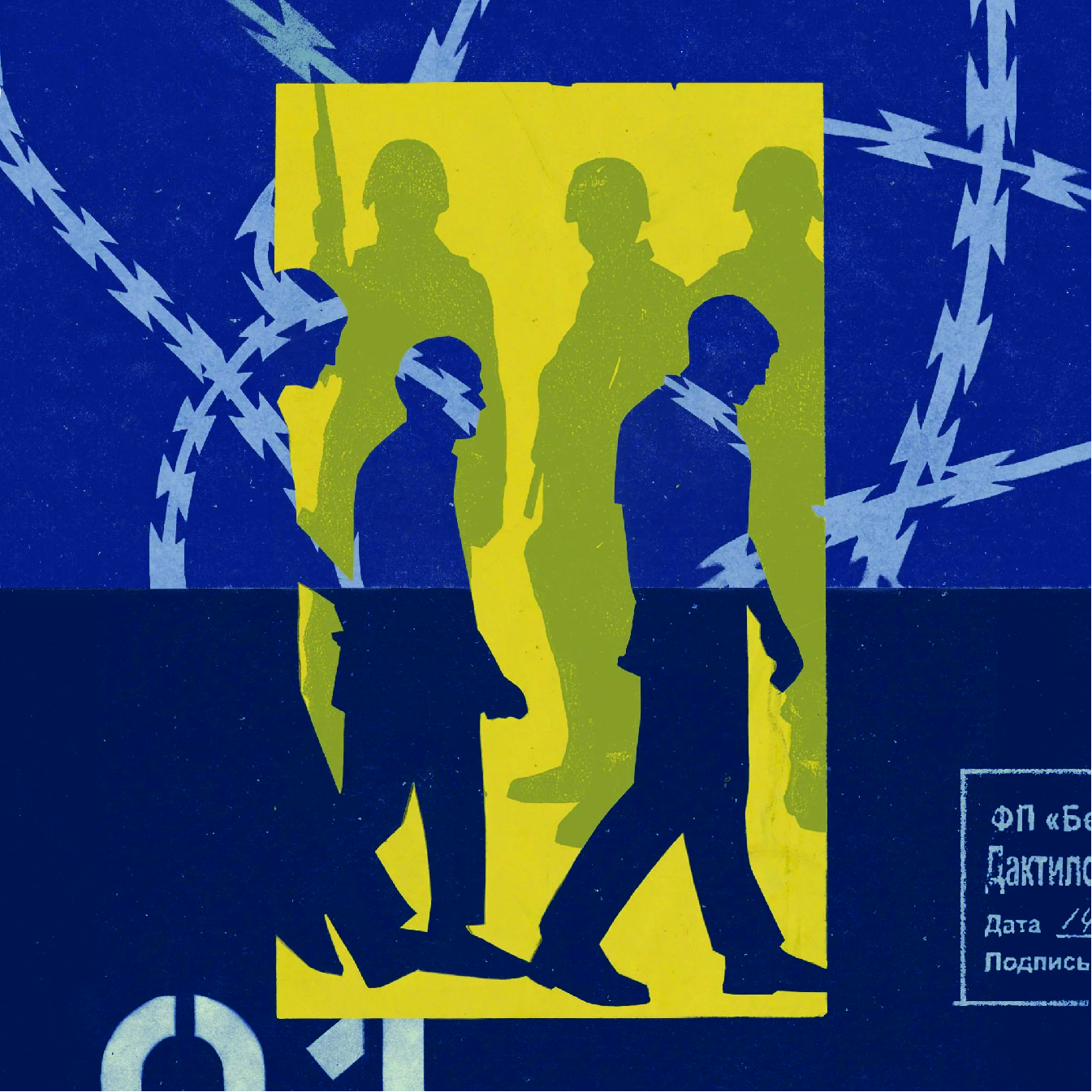 Wearing a countenance marked