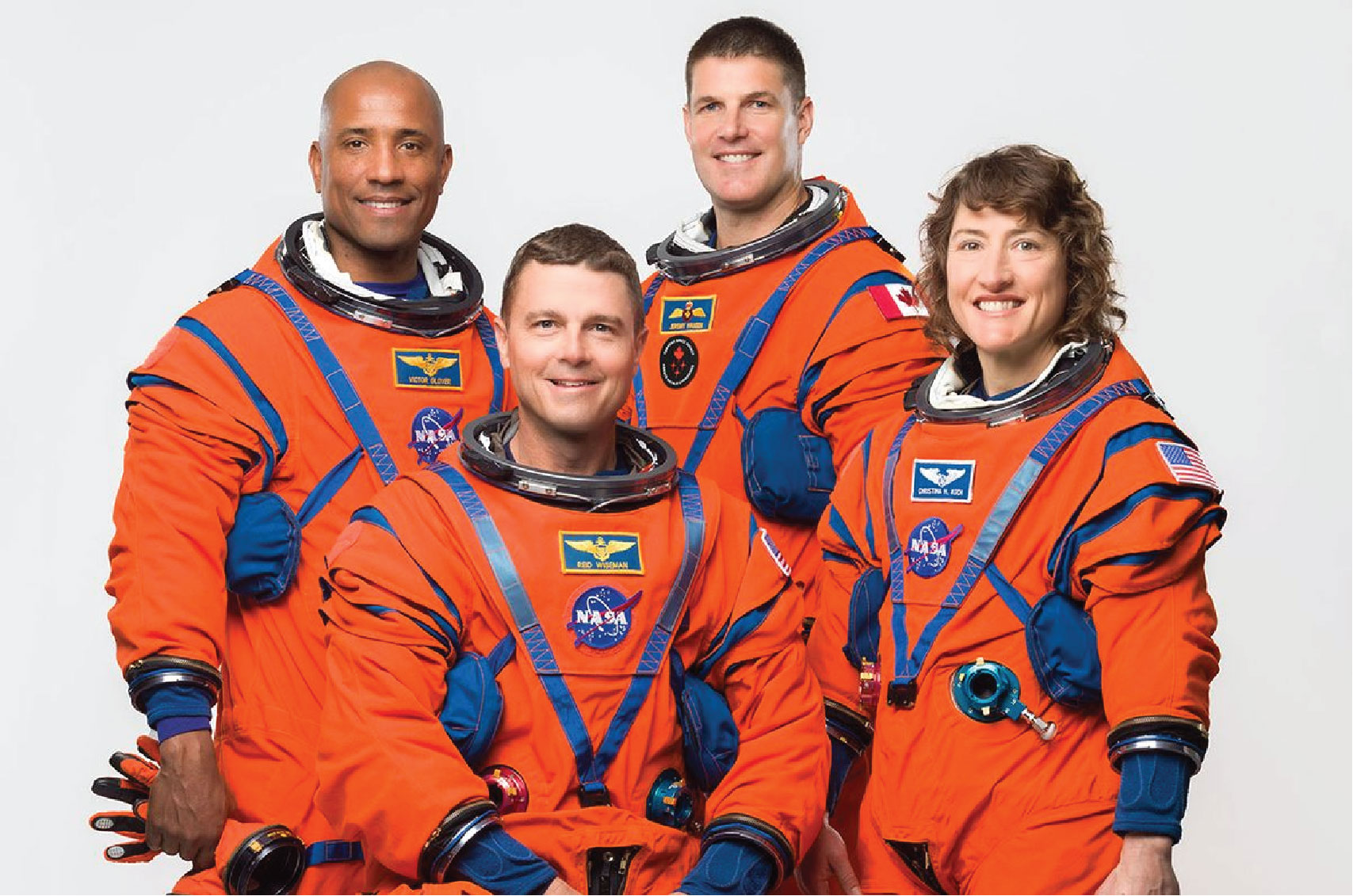 The four astronauts