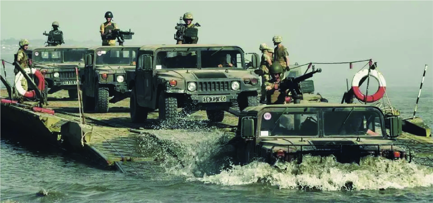 Ukrainian marines crossed