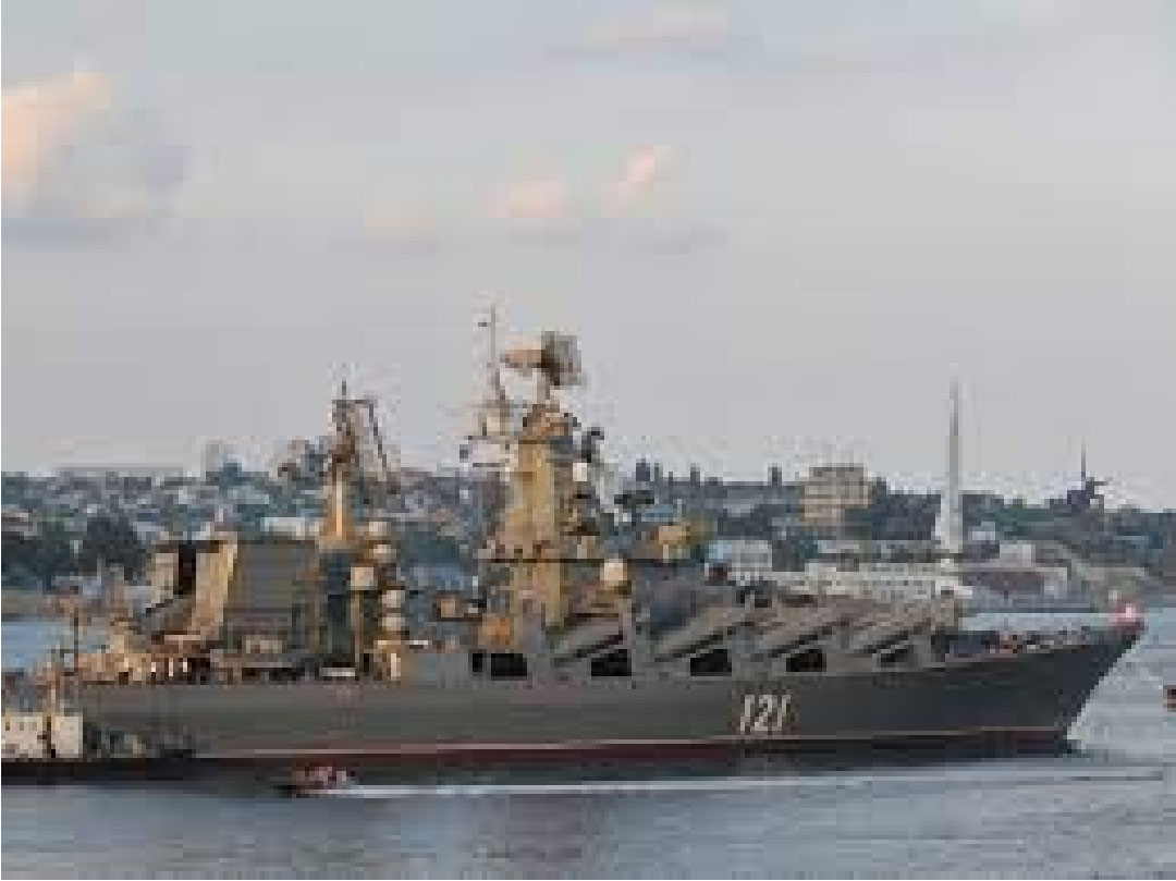 Russian warships operating