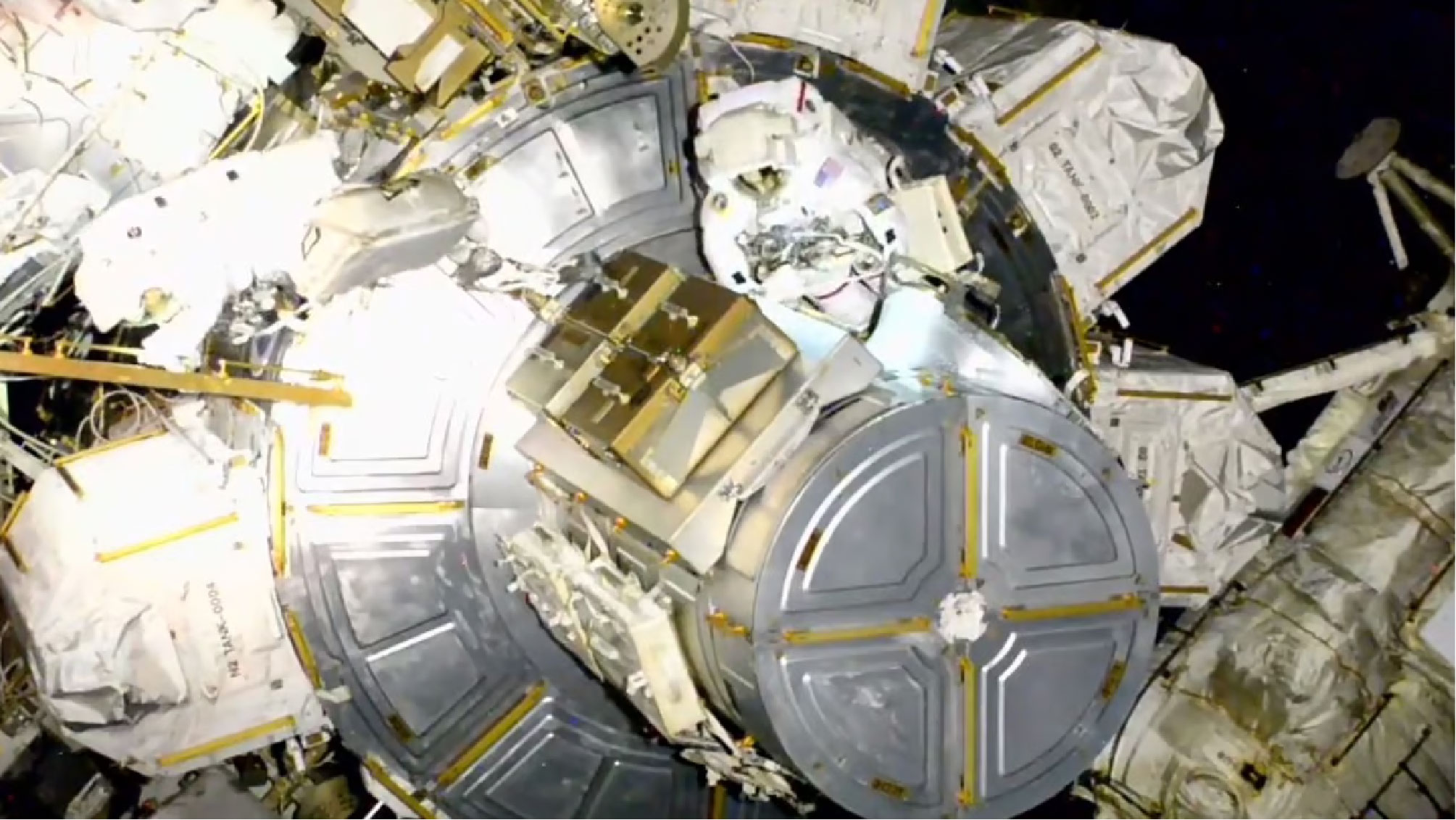 NASA astronauts Jasmin