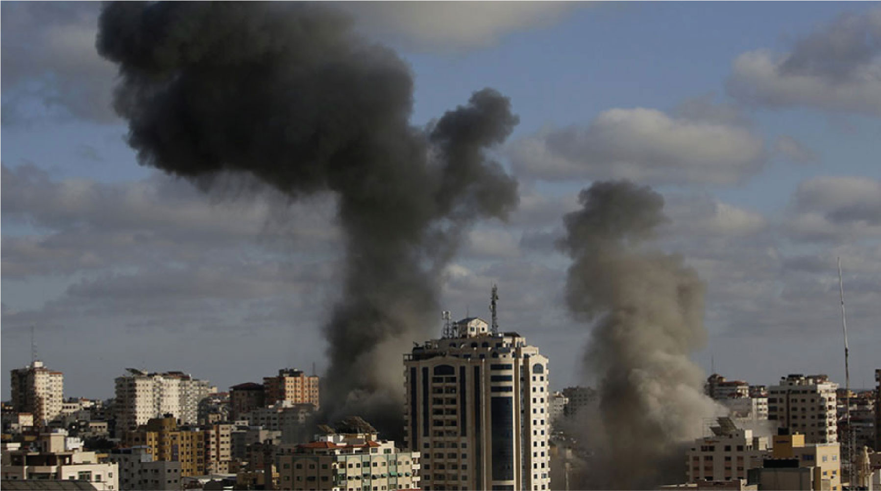 An air raid conducted