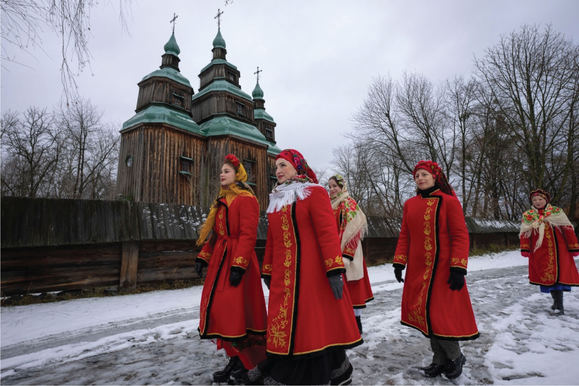 Ukrainians have celebrated