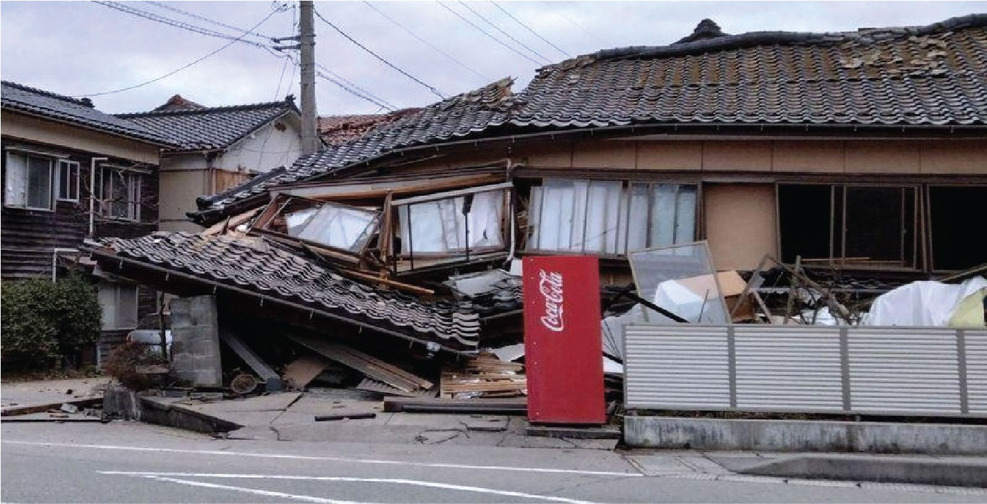 Due to damaged roads